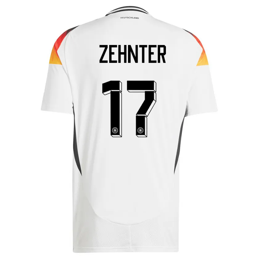 Danxen Kid Germany Aaron Zehnter #17 White Home Jersey 24-26 T-Shirt