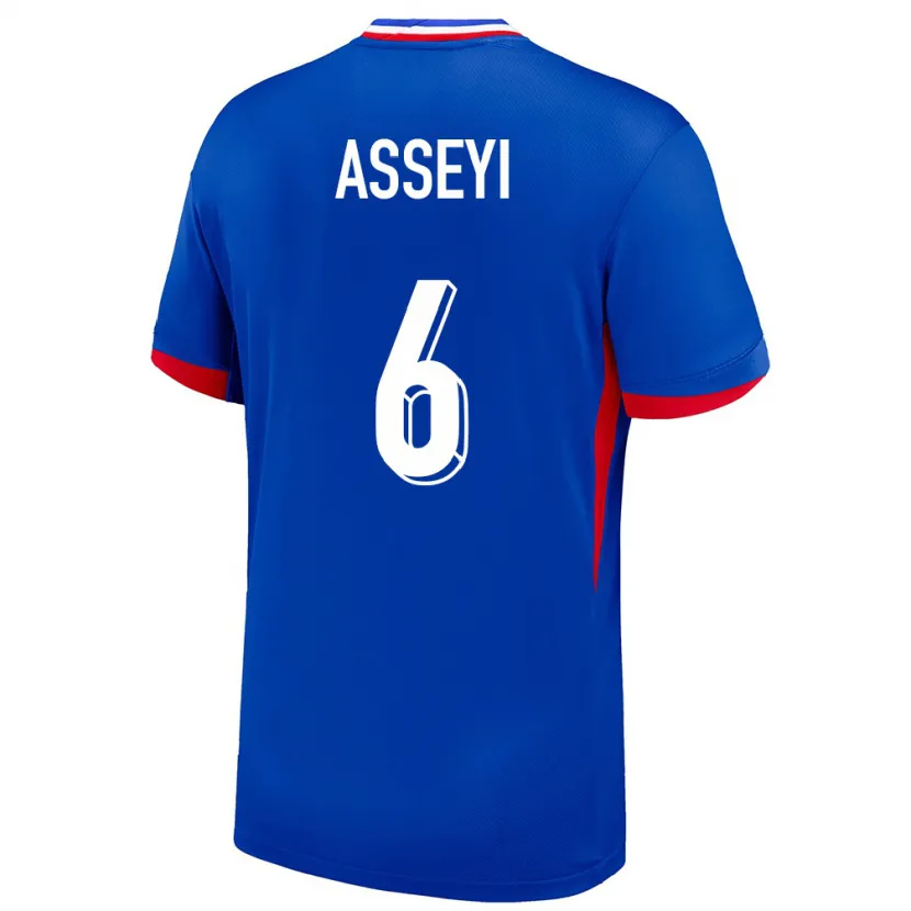 Danxen Kid France Viviane Asseyi #6 Blue Home Jersey 24-26 T-Shirt