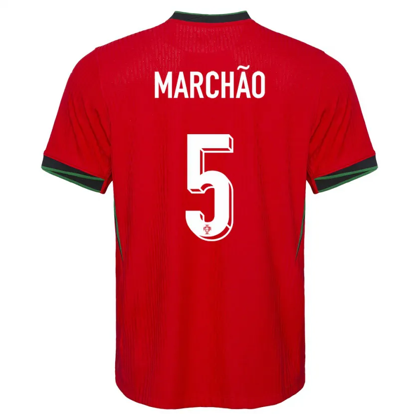 Danxen Kid Portugal Joana Marchao #5 Red Home Jersey 24-26 T-Shirt