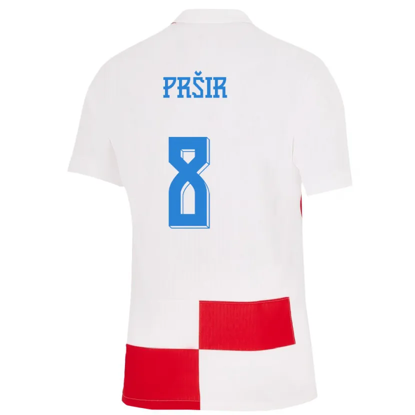 Danxen Kid Croatia Jurica Prsir #8 White Red Home Jersey 24-26 T-Shirt