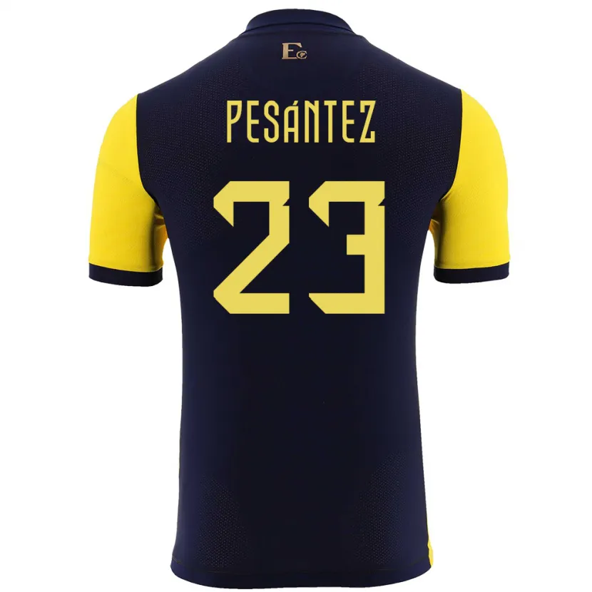 Danxen Kid Ecuador Danna Pesantez #23 Yellow Home Jersey 24-26 T-Shirt