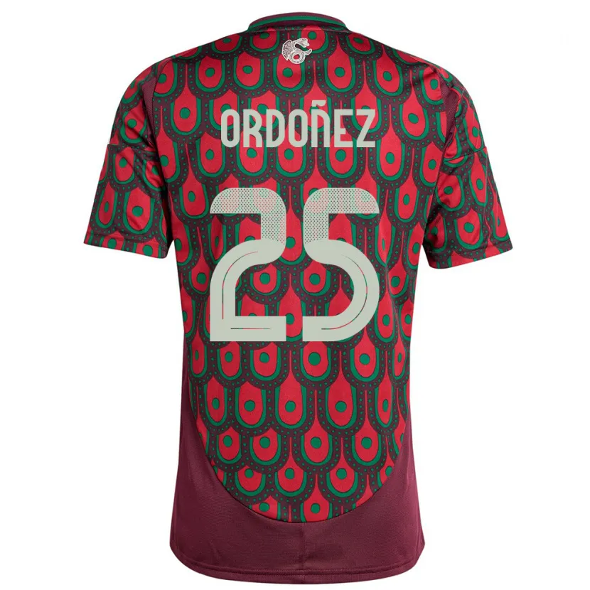 Danxen Kid Mexico Diana Ordonez #25 Maroon Home Jersey 24-26 T-Shirt