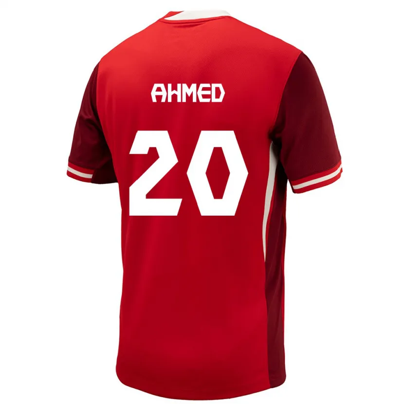 Danxen Kid Canada Ali Ahmed #20 Red Home Jersey 24-26 T-Shirt