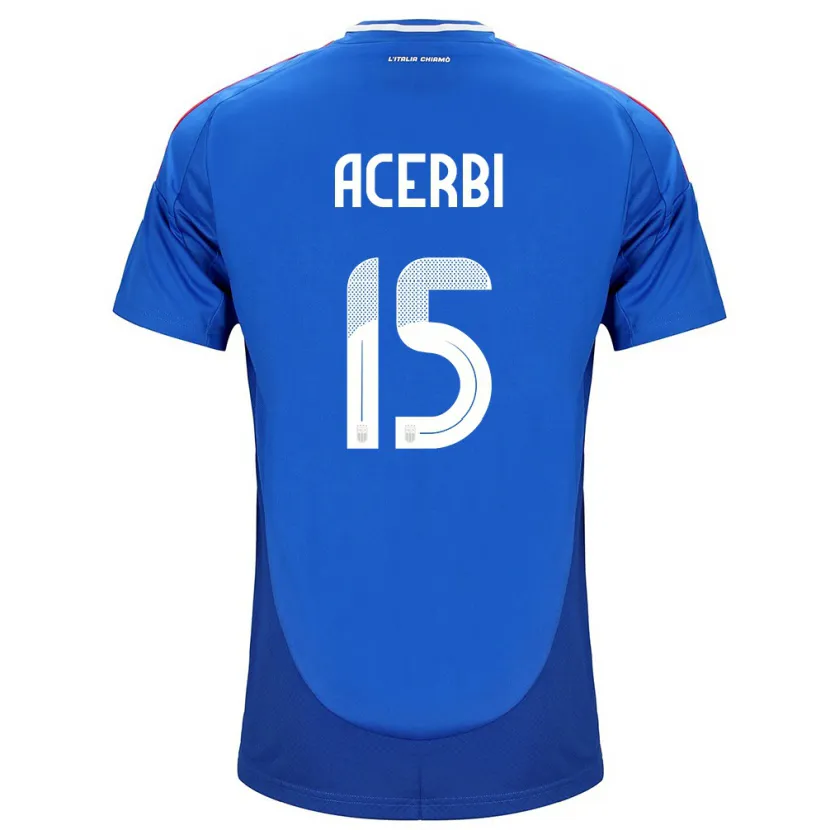 Danxen Kid Italy Francesco Acerbi #15 Blue Home Jersey 24-26 T-Shirt
