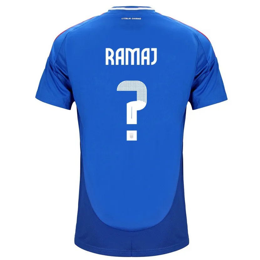 Danxen Kid Italy Gabriel Ramaj #0 Blue Home Jersey 24-26 T-Shirt