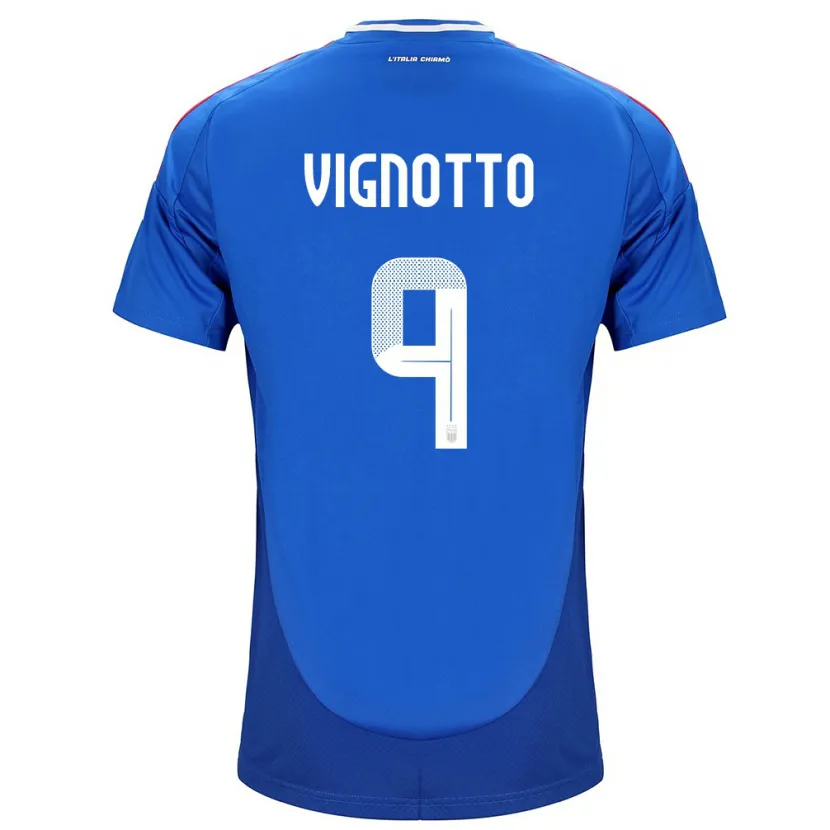 Danxen Kid Italy Elisabetta Vignotto #9 Blue Home Jersey 24-26 T-Shirt