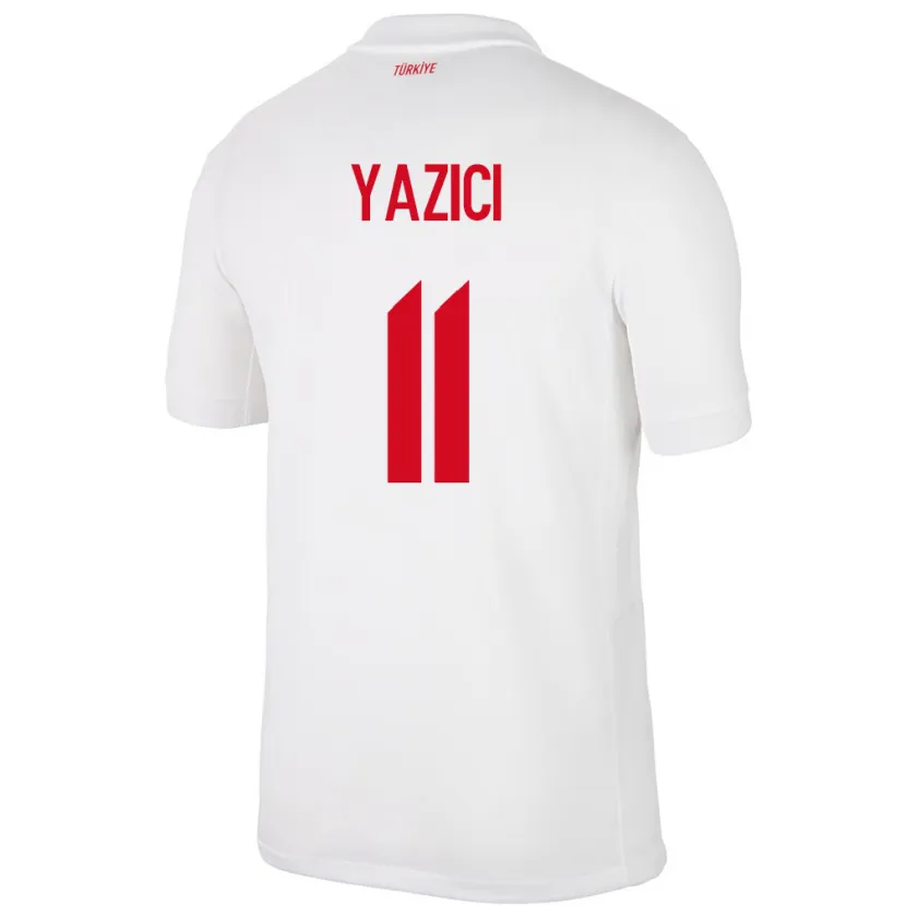 Danxen Kid Turkey Yusuf Yazıcı #11 White Home Jersey 24-26 T-Shirt