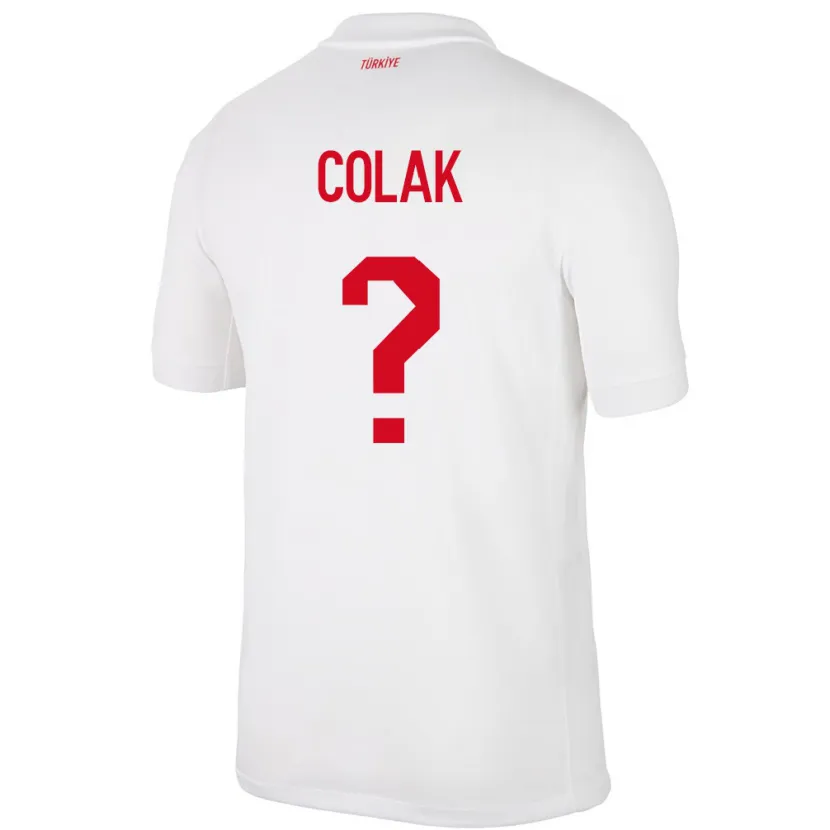 Danxen Kid Turkey Furkan Çolak #0 White Home Jersey 24-26 T-Shirt