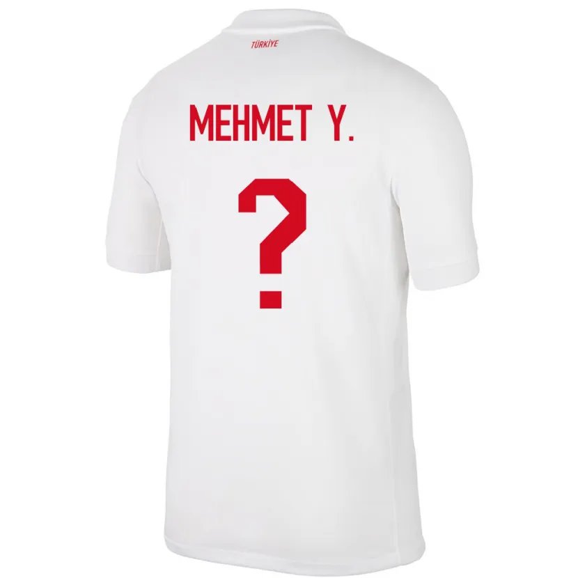 Danxen Kid Turkey Mehmet Yildirim #0 White Home Jersey 24-26 T-Shirt
