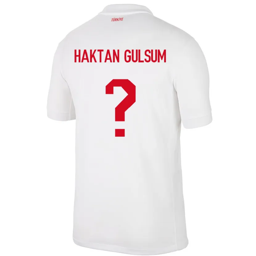 Danxen Kid Turkey Ayaz Haktan Gülsüm #0 White Home Jersey 24-26 T-Shirt