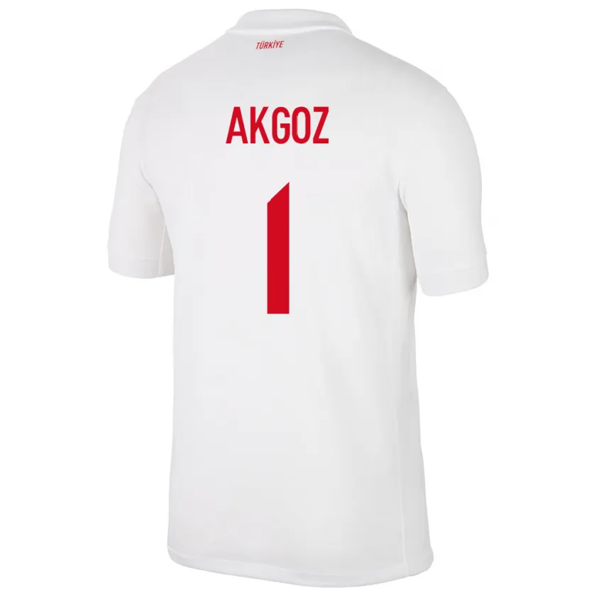 Danxen Kid Turkey Selda Akgöz #1 White Home Jersey 24-26 T-Shirt