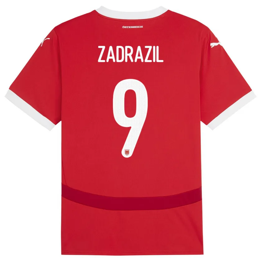 Danxen Kid Austria Sarah Zadrazil #9 Red Home Jersey 24-26 T-Shirt