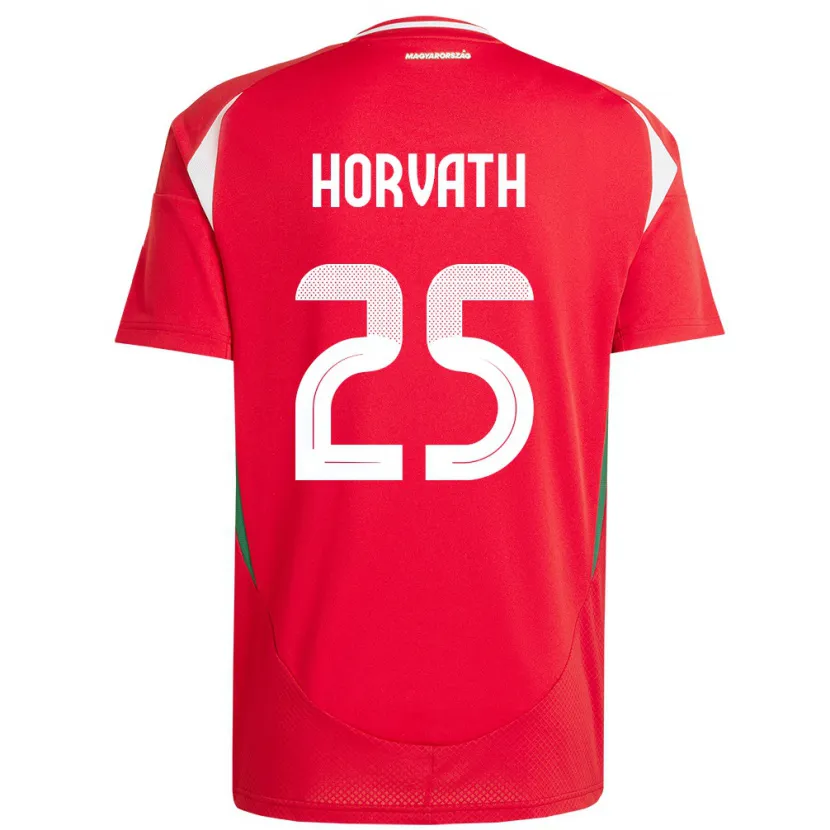 Danxen Kid Hungary Krisztofer Horváth #25 Red Home Jersey 24-26 T-Shirt