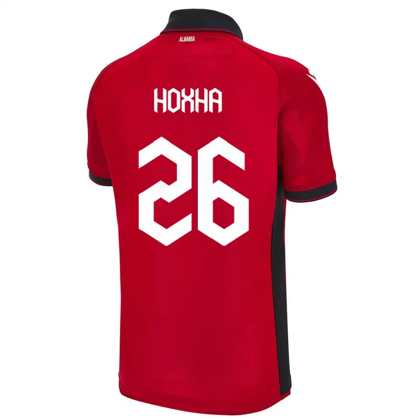 Danxen Kid Albania Arbër Hoxha #26 Red Home Jersey 24-26 T-Shirt