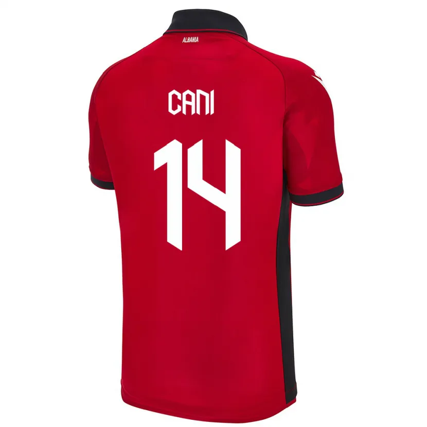 Danxen Kid Albania Gabrian Cani #14 Red Home Jersey 24-26 T-Shirt