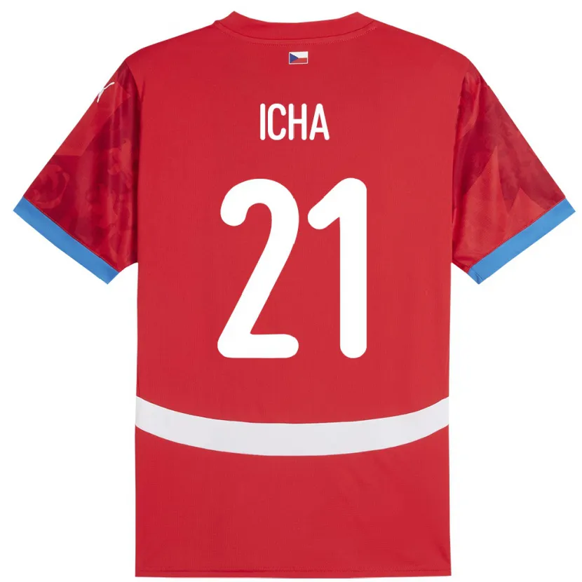 Danxen Kid Czech Republic Marek Icha #21 Red Home Jersey 24-26 T-Shirt