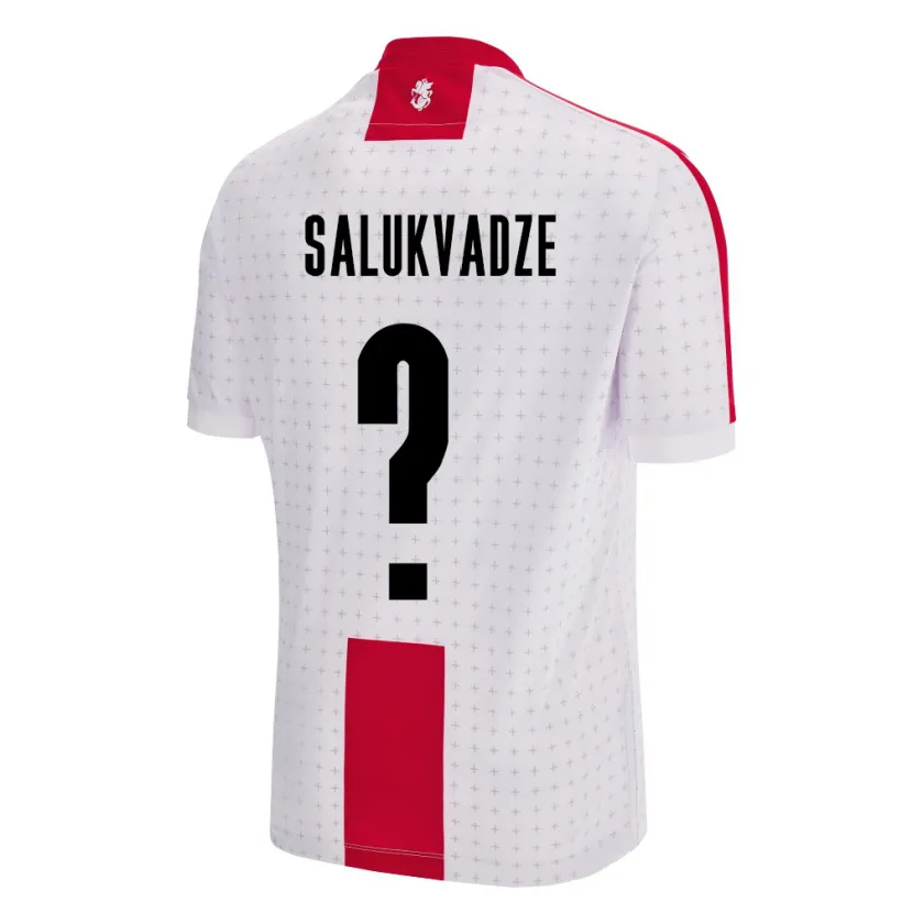 Danxen Kid Georgia Luka Salukvadze #0 White Home Jersey 24-26 T-Shirt