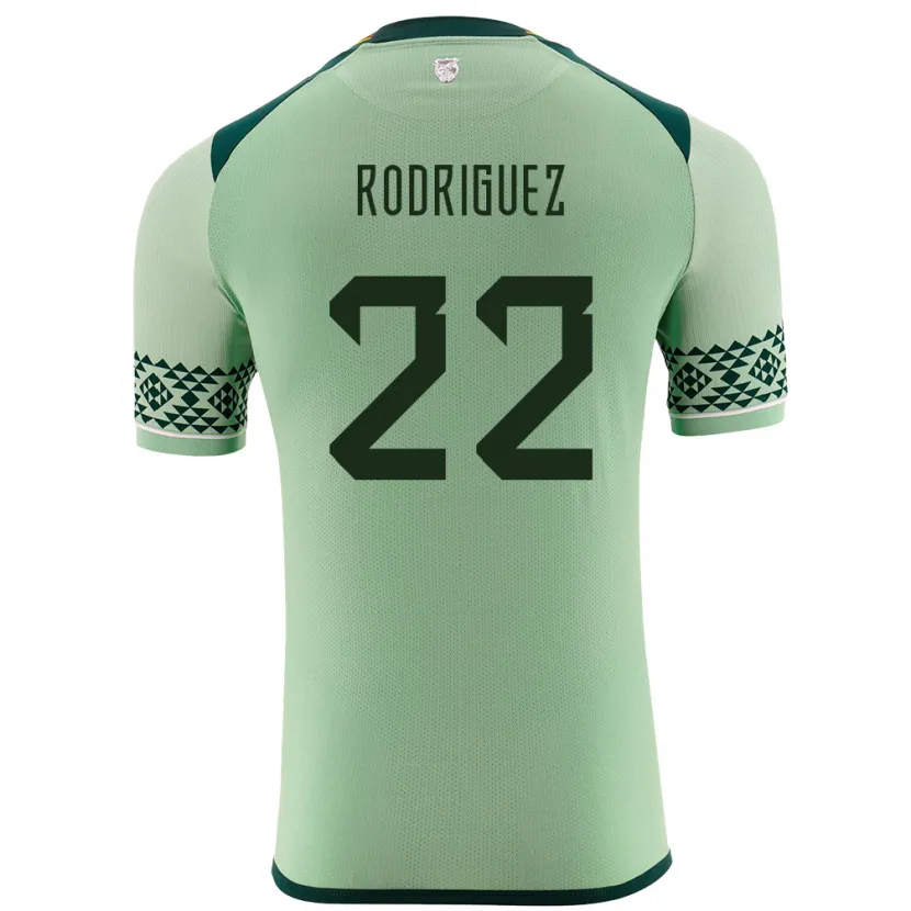 Danxen Kid Bolivia Carlitos Rodriguez #22 Light Green Home Jersey 24-26 T-Shirt