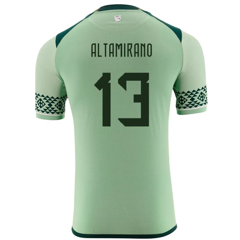 Danxen Kid Bolivia Sebastian Altamirano #13 Light Green Home Jersey 24-26 T-Shirt
