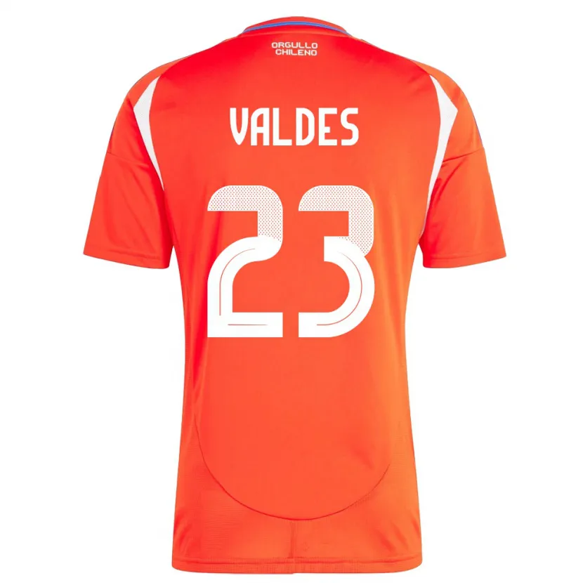 Danxen Kid Chile Francisco Valdés #23 Red Home Jersey 24-26 T-Shirt