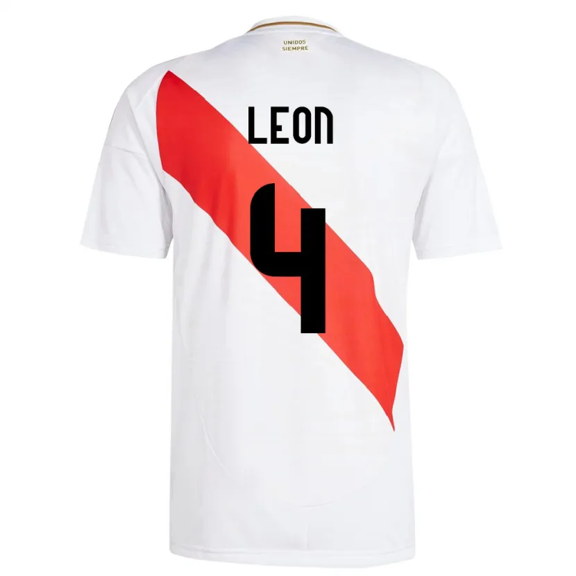Danxen Kid Peru Mía León #4 White Home Jersey 24-26 T-Shirt