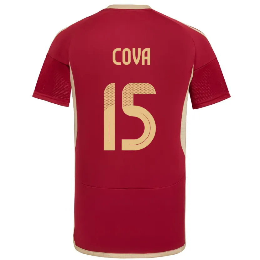 Danxen Kid Venezuela Adrián Cova #15 Burgundy Home Jersey 24-26 T-Shirt