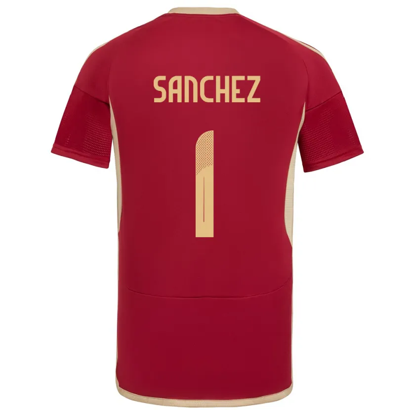 Danxen Kid Venezuela Jorge Sánchez #1 Burgundy Home Jersey 24-26 T-Shirt