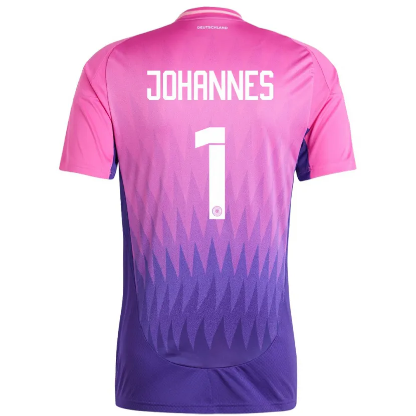 Danxen Kid Germany Stina Johannes #1 Pink Purple Away Jersey 24-26 T-Shirt