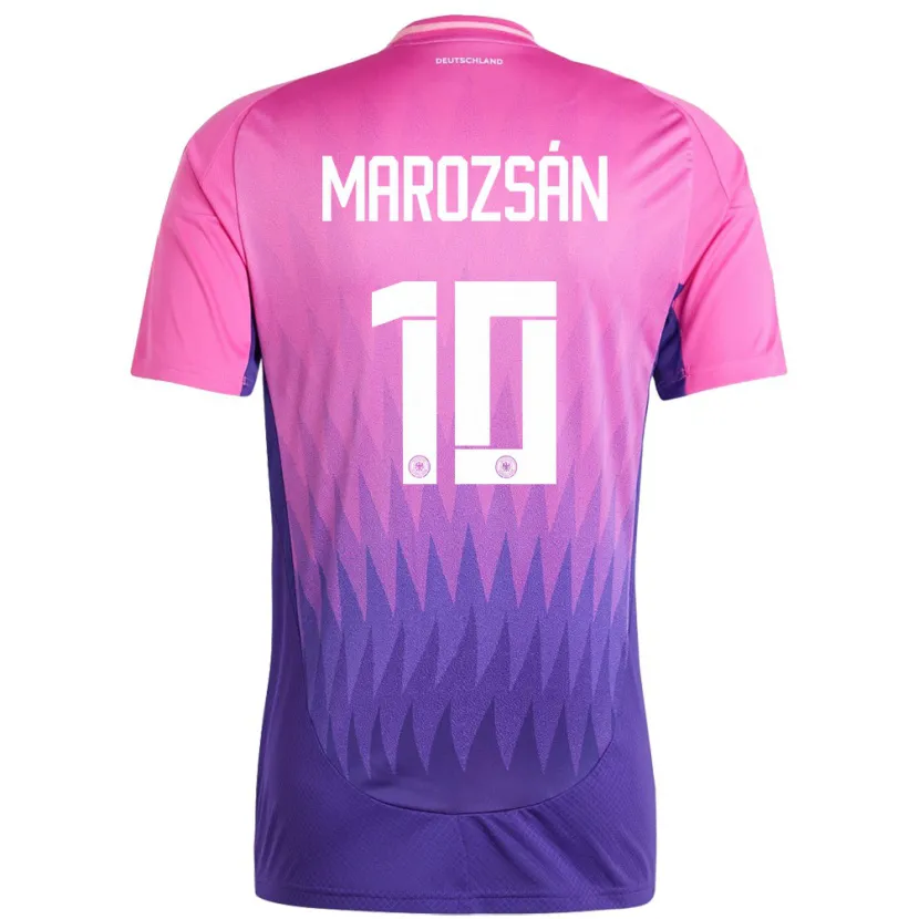 Danxen Kid Germany Dzsenifer Marozsan #10 Pink Purple Away Jersey 24-26 T-Shirt