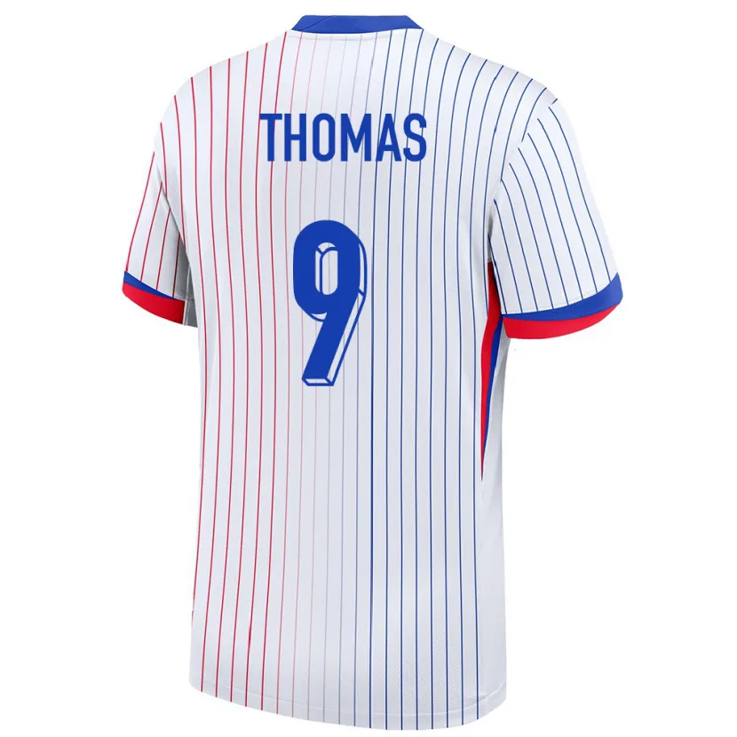 Danxen Kid France Lindsey Thomas #9 White Away Jersey 24-26 T-Shirt