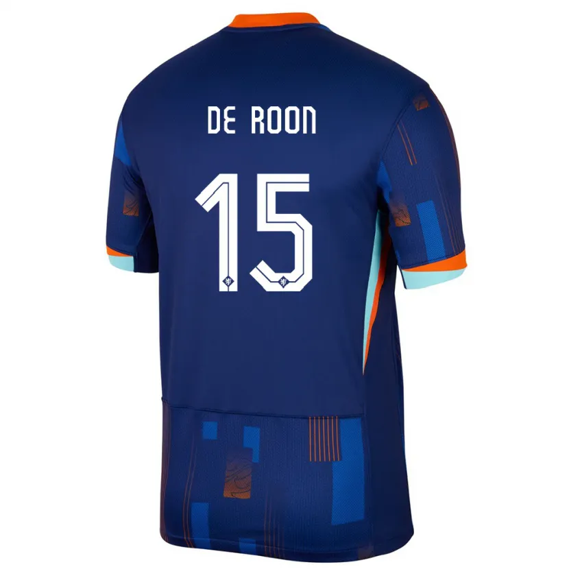 Danxen Kid Netherlands Marten De Roon #15 Blue Away Jersey 24-26 T-Shirt