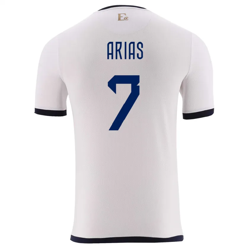 Danxen Kid Ecuador Emily Arias #7 White Away Jersey 24-26 T-Shirt