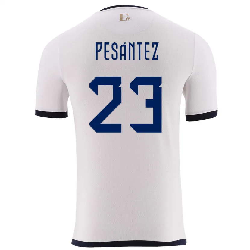 Danxen Kid Ecuador Danna Pesantez #23 White Away Jersey 24-26 T-Shirt