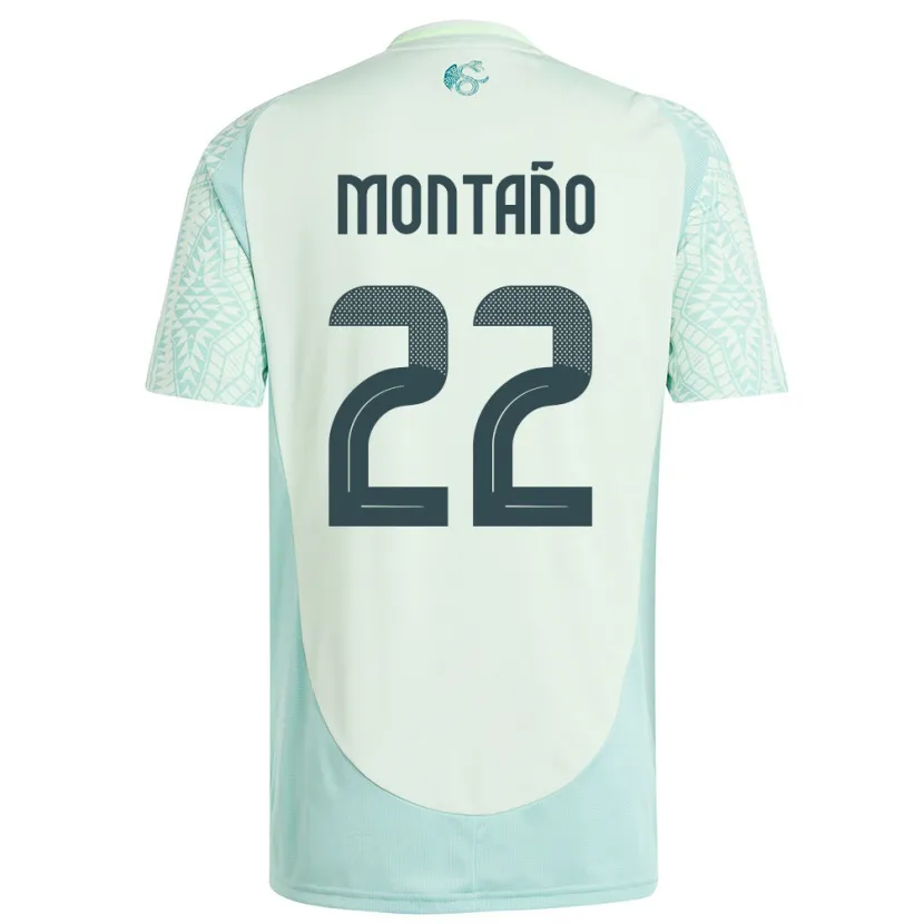 Danxen Kid Mexico Andres Montano #22 Linen Green Away Jersey 24-26 T-Shirt