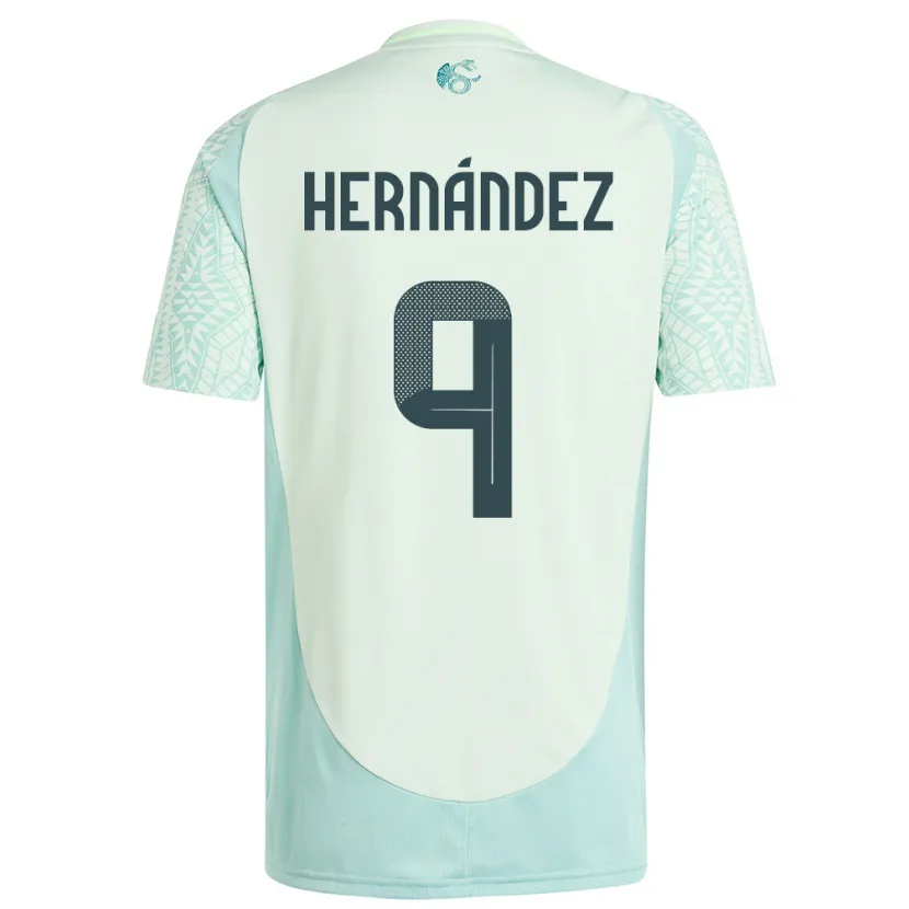 Danxen Kid Mexico Jesus Hernandez #9 Linen Green Away Jersey 24-26 T-Shirt