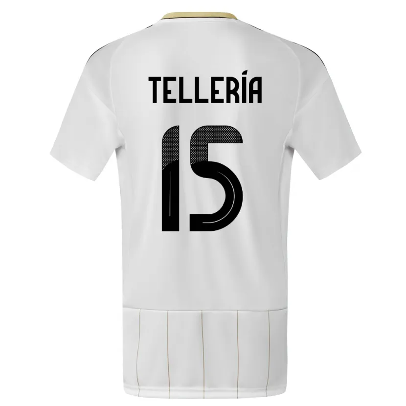 Danxen Kid Costa Rica Jostin Telleria #15 White Away Jersey 24-26 T-Shirt