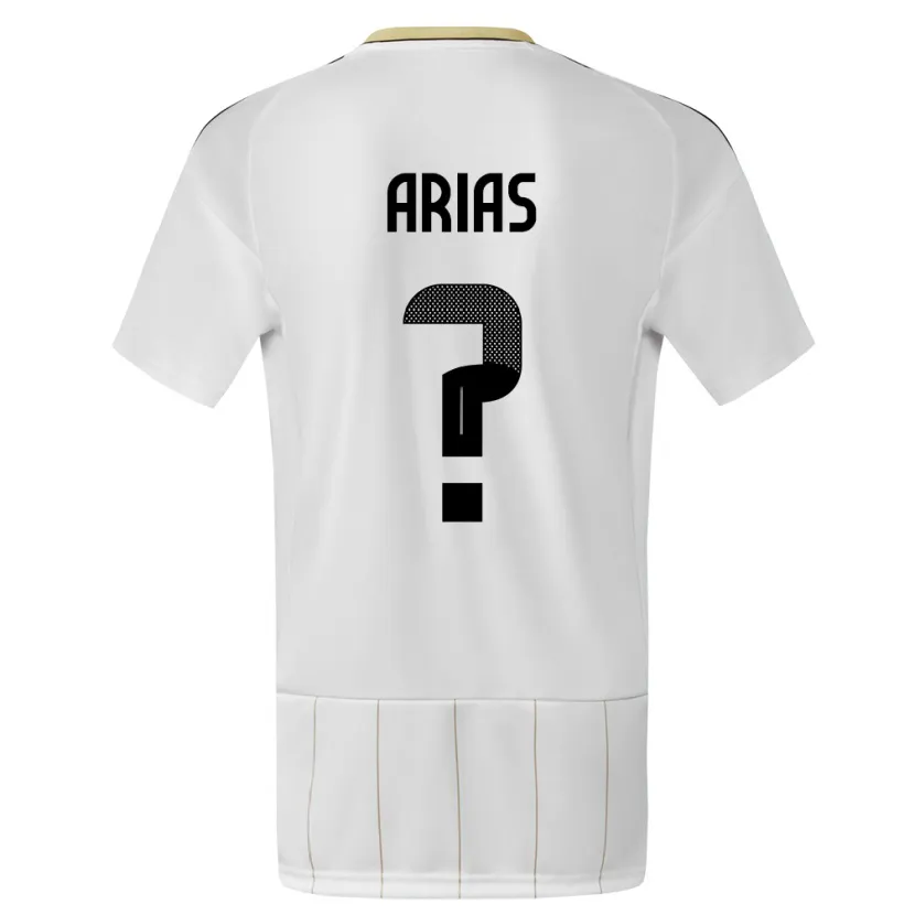 Danxen Kid Costa Rica Jose Arias #0 White Away Jersey 24-26 T-Shirt