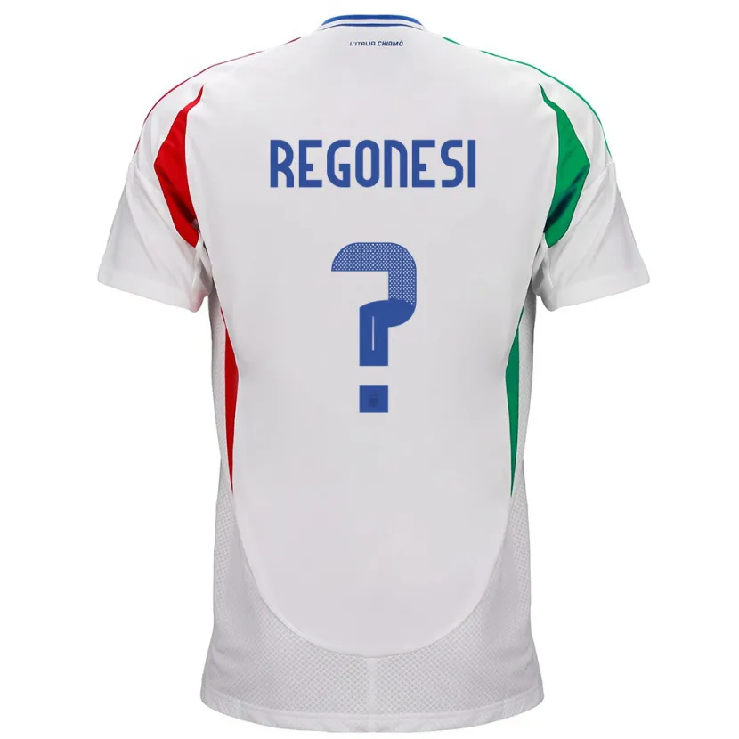 Danxen Kid Italy Iacopo Regonesi #0 White Away Jersey 24-26 T-Shirt