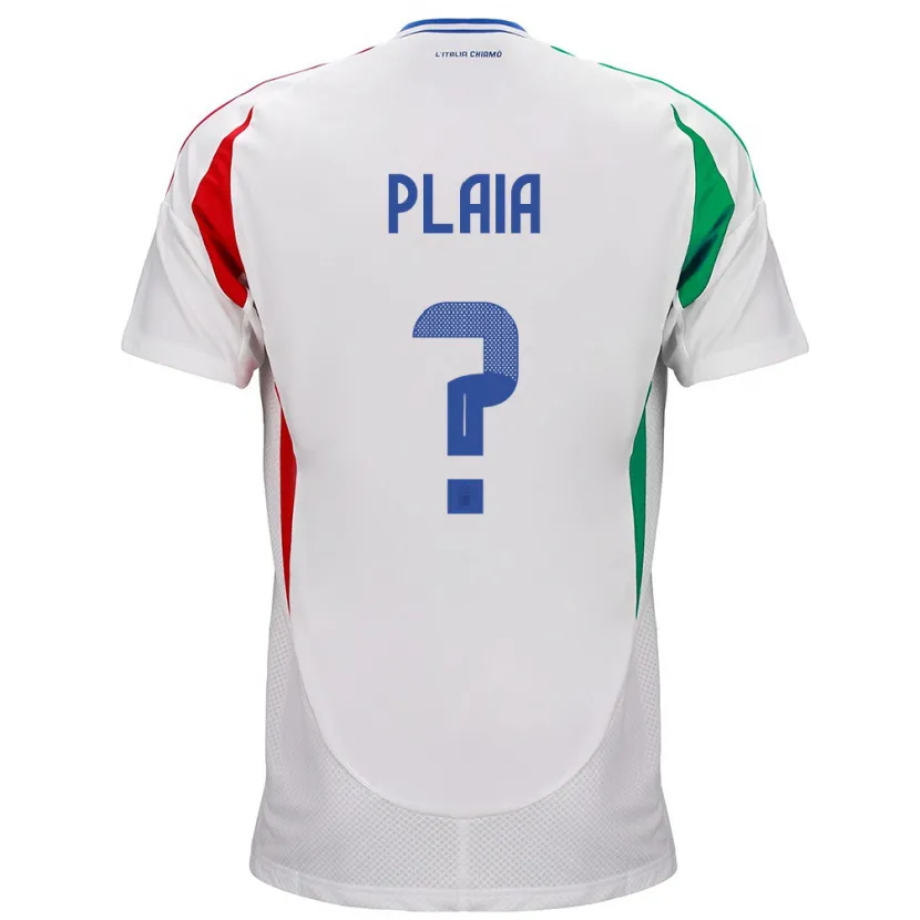 Danxen Kid Italy Matteo Plaia #0 White Away Jersey 24-26 T-Shirt