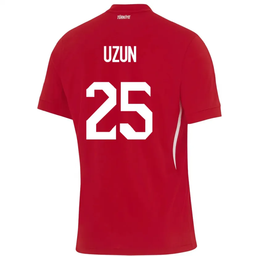 Danxen Kid Turkey Can Uzun #25 Red Away Jersey 24-26 T-Shirt