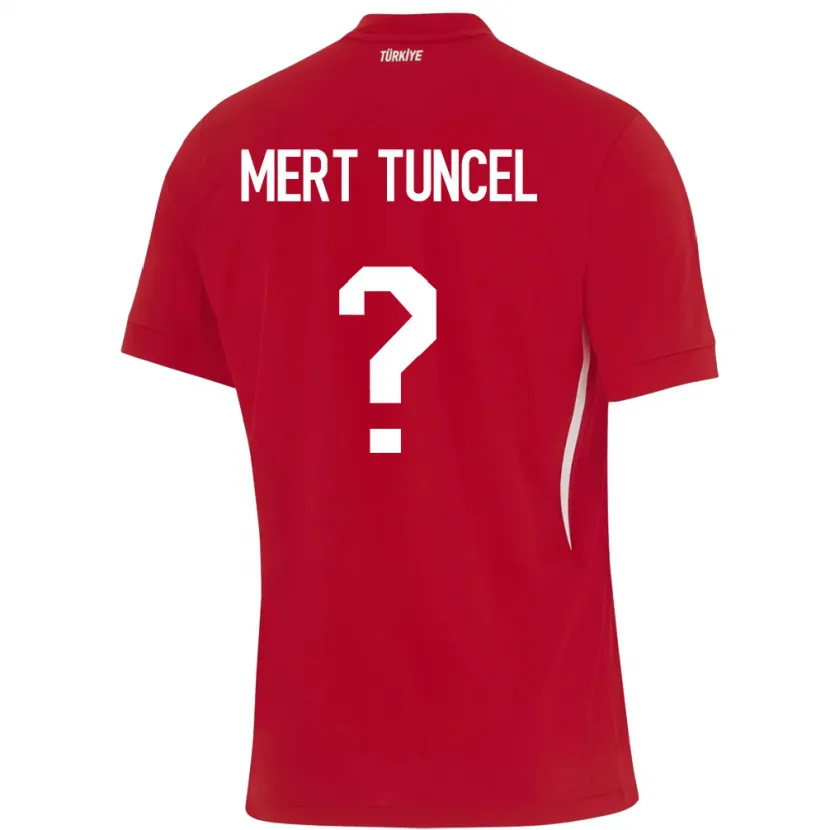 Danxen Kid Turkey Hasan Mert Tuncel #0 Red Away Jersey 24-26 T-Shirt