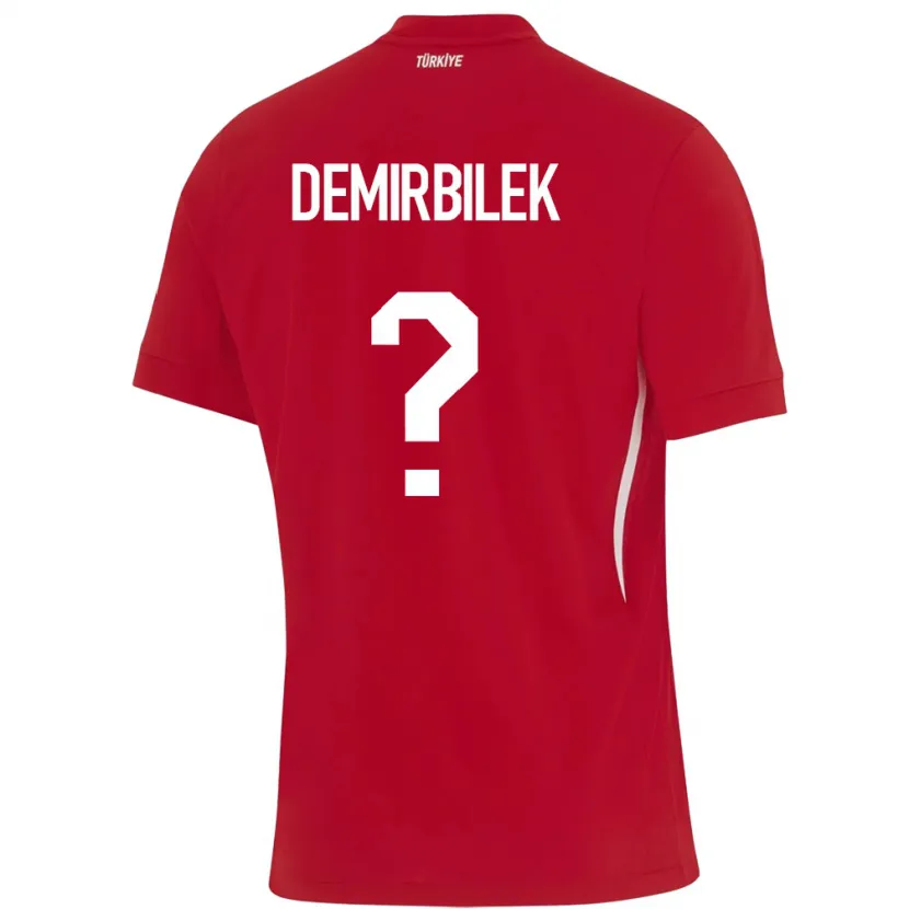 Danxen Kid Turkey Ali Demirbilek #0 Red Away Jersey 24-26 T-Shirt