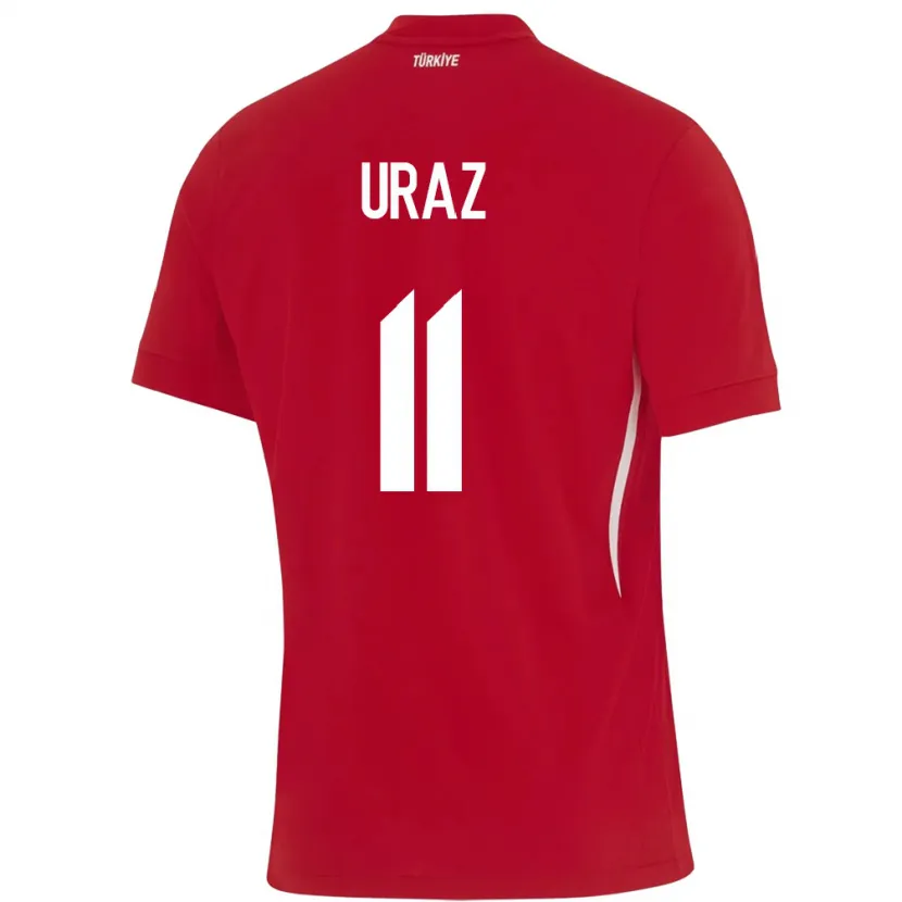 Danxen Kid Turkey Yağmur Uraz #11 Red Away Jersey 24-26 T-Shirt