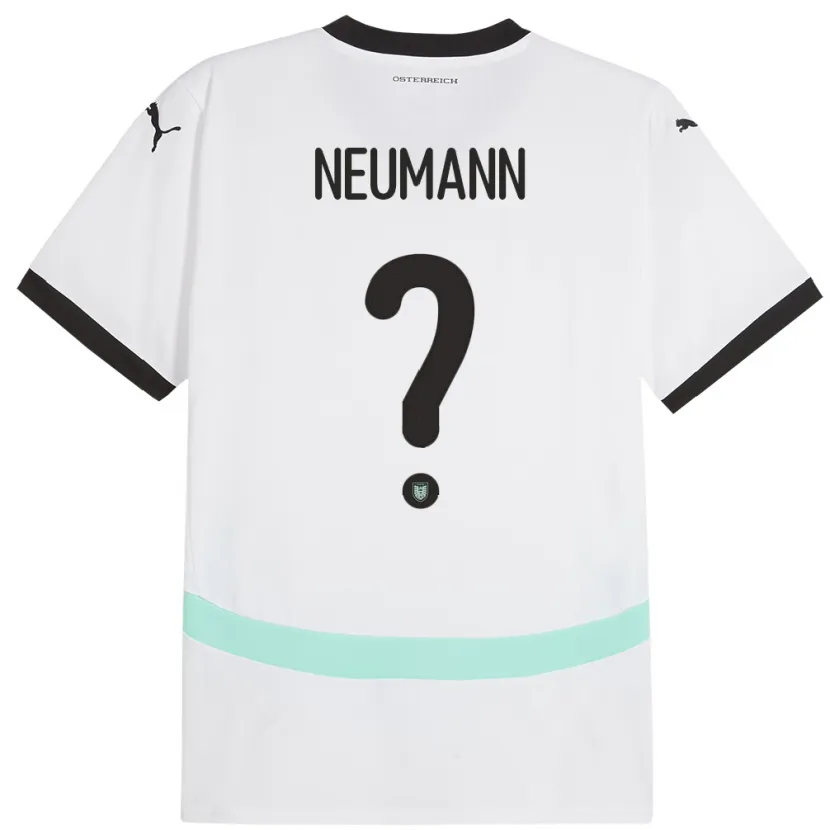 Danxen Kid Austria Moritz Neumann #0 White Away Jersey 24-26 T-Shirt