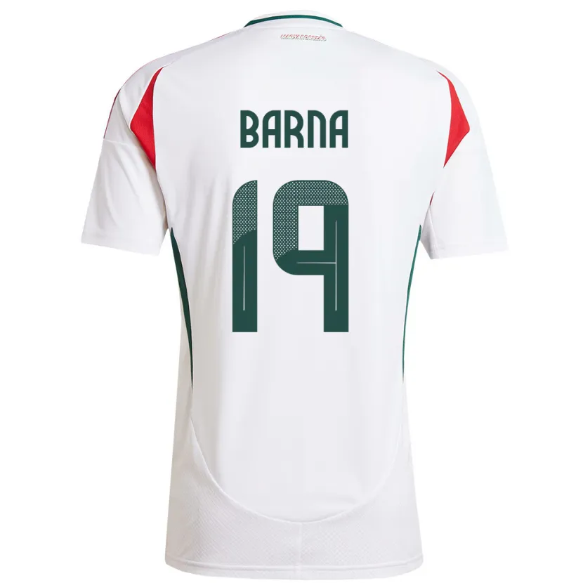Danxen Kid Hungary Daniel Barna #19 White Away Jersey 24-26 T-Shirt