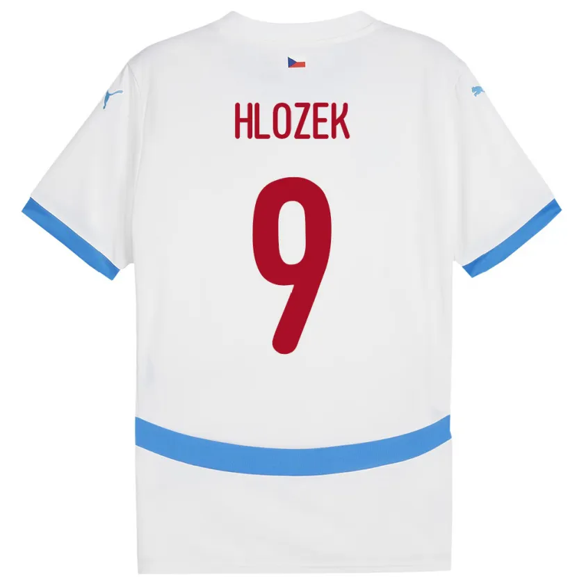 Danxen Kid Czech Republic Adam Hlozek #9 White Away Jersey 24-26 T-Shirt