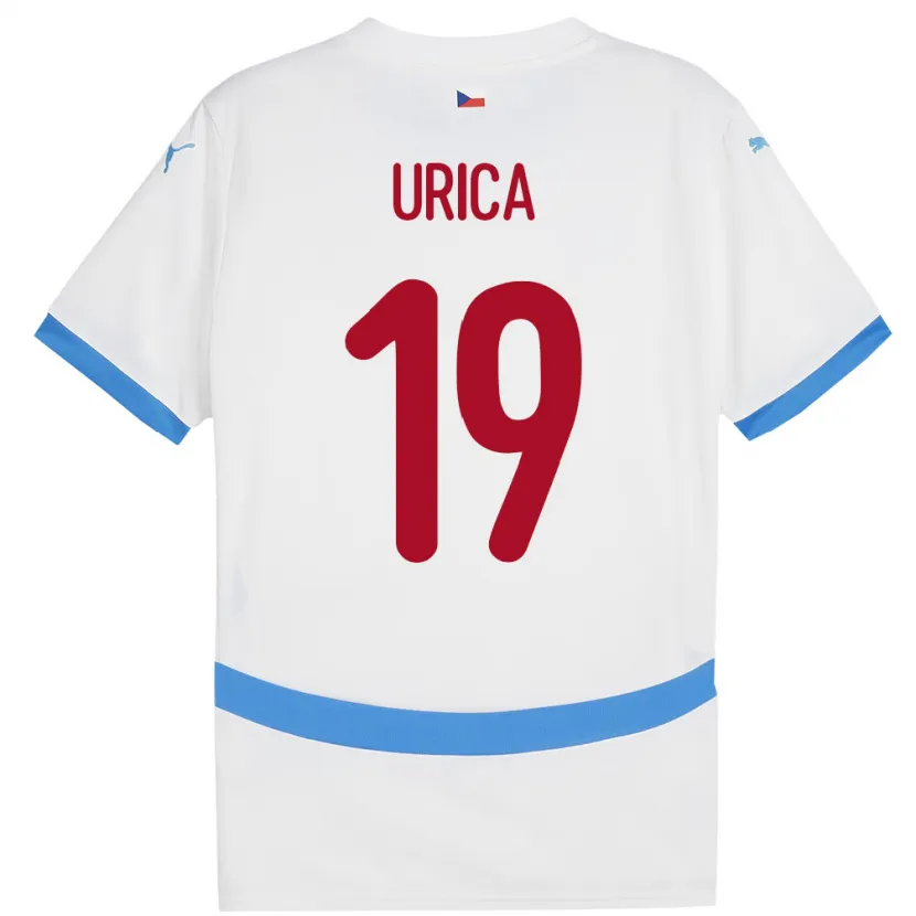 Danxen Kid Czech Republic Filip Urica #19 White Away Jersey 24-26 T-Shirt