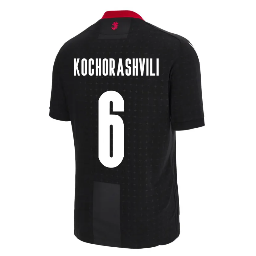 Danxen Kid Georgia Giorgi Kochorashvili #6 Black Away Jersey 24-26 T-Shirt