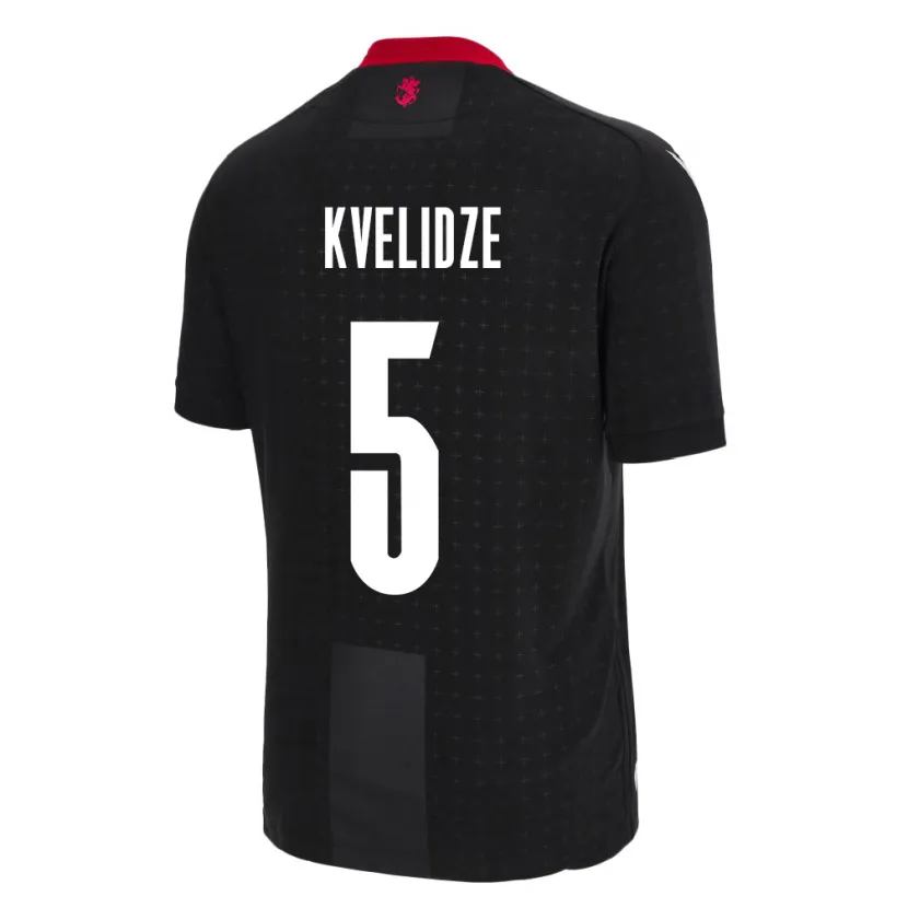 Danxen Kid Georgia Tamar Kvelidze #5 Black Away Jersey 24-26 T-Shirt