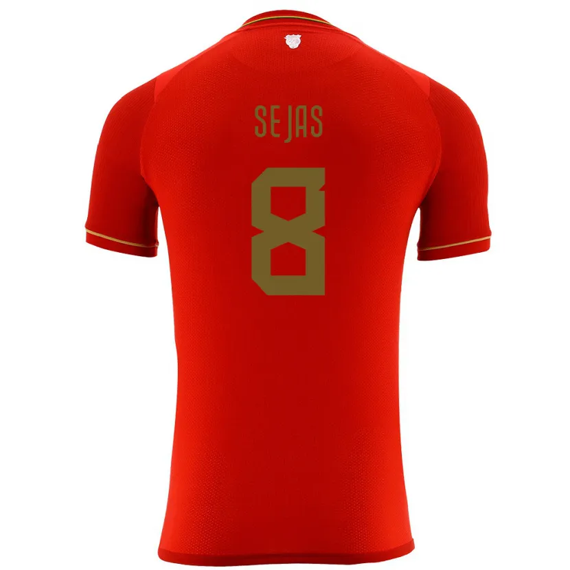 Danxen Kid Bolivia Carlos Sejas #8 Red Away Jersey 24-26 T-Shirt
